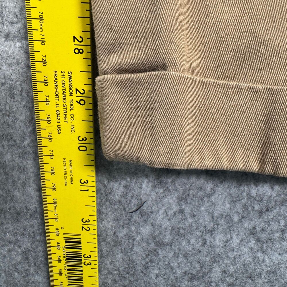Bills Khakis Pants Mens 38x31 Brown Pleated Cotton Chinos USA - Picture 5 of 14